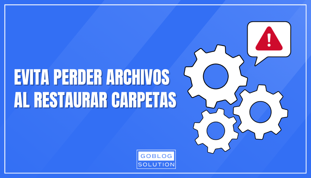 Archivos perdidos al restaurar una carpeta de Drive