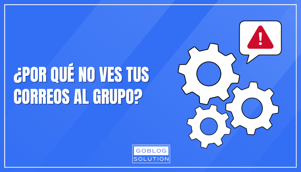 No veo en mi bandeja de entrada los correos que envío a un grupo al que pertenezco